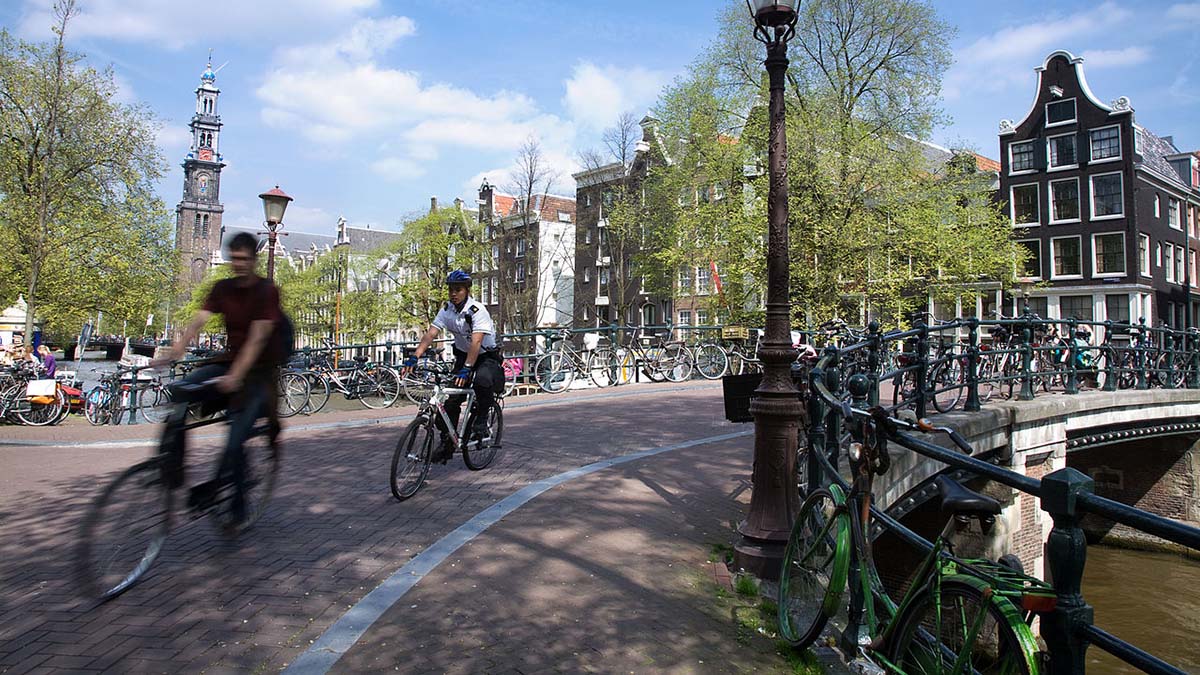 bicycles in Amsterdam